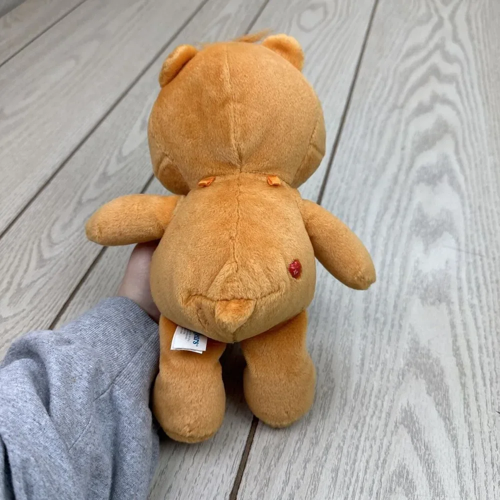 2002  Vtg Care Bears Tender heart Bear White Orange 10